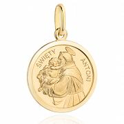 Medalik złoty św. Antoni FUG5-9-M00106-2