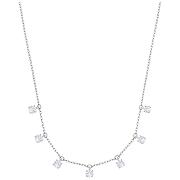 Naszyjnik SWAROVSKI • Attract Choker, White, Rhodium plating 5367966