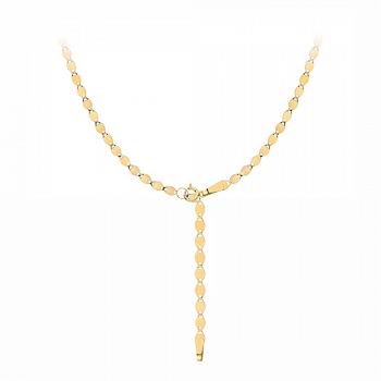 Naszyjnik złoty krawatka blaszki FUG3-28-N00599-2