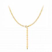 Naszyjnik złoty krawatka blaszki FUG3-28-N00599-2