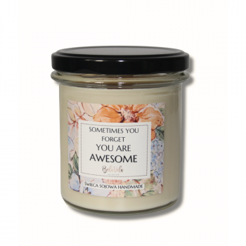 Naturalna świeca sojowa TUBEROZA 350 ml