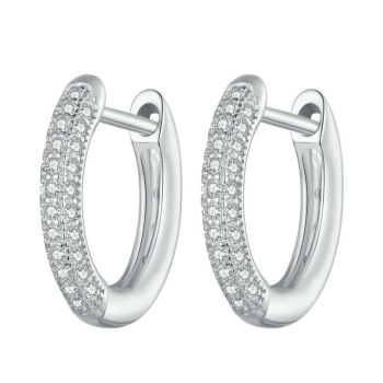 Kolczyki srebrne z cyrkoniami KFUG099