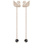 Kolczyki SWAROVSKI • Iconic Swan Pierced Earrings Rectangular 5373164