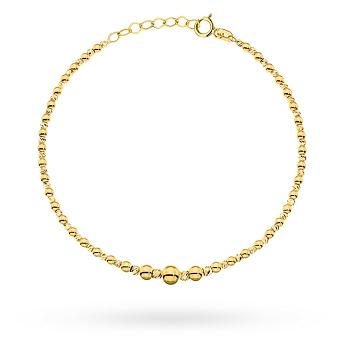 Bransoletka złota z kuleczek FUG2-B01056-585