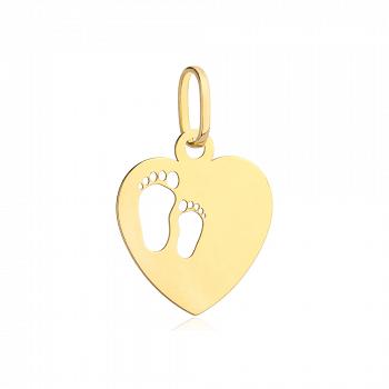Zawieszka złota stópki FUG6-20-Z00331-2