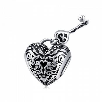Charms Serce z kluczem FUG0553