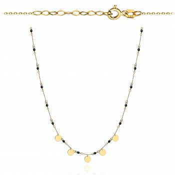 Naszyjnik złoty pełne kółka FUG3-4-CN00230-2