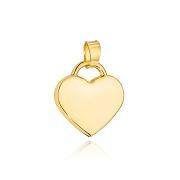 Zawieszka złota gładkie serce małe FUG6-Z00668-585