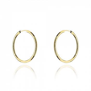 Kolczyki złote kółka 2,5cm FUG7-33-K00967-2