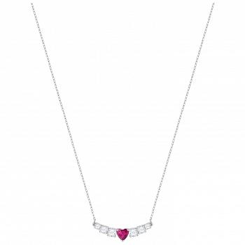 Naszyjnik SWAROVSKI • Love Necklace, White, Rhodium plating 5408434