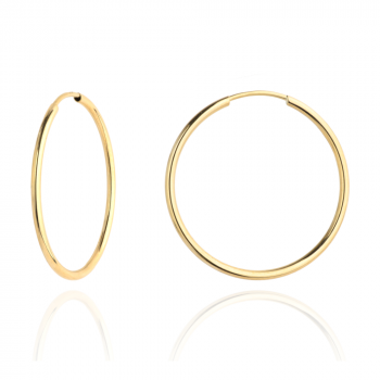 Kolczyki złote kółka 5 cm FUG7-33-K01493-1