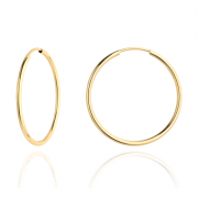 Kolczyki złote kółka 5 cm FUG7-33-K01493-1