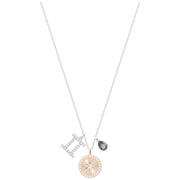 Naszyjnik SWAROVSKI • Zodiac Pendant, Bliźnięta, Gray, Rhodium 5349217 