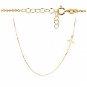 Naszyjnik celebrytka złota z krzyżykiem FUG3-1-CN00125-2