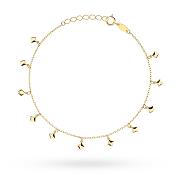 Bransoletka złota wiszące romby FUG2-B01144-585