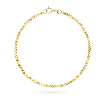 Bransoletka złota splot lisi ogon FUG2-B01198-585