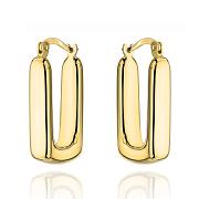 Kolczyki złote prostokątne FUG7-17-K01613-2