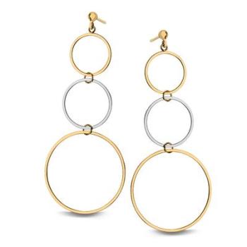 Kolczyki złote koła ZFA6902