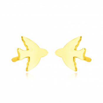 Kolczyki złote jaskółki FZK3694AL