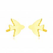Kolczyki złote jaskółki FZK3694AL