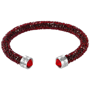 Bransoletka SWAROVSKI • Crystaldust Cuff Czerwona 5255904 5250692