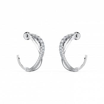Kolczyki SWAROVSKI • Twist white 5563908