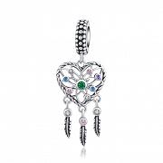 Charms Łapacz snów serce FUG0554