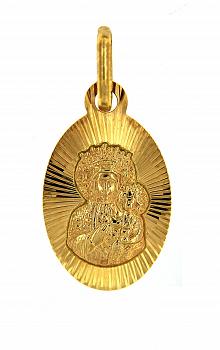 Złoty medalik matka boska FUG860D-929ED