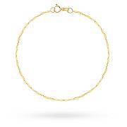 Bransoletka złota delikatna "Finezja" 19cm FUG2-B01153-375/19