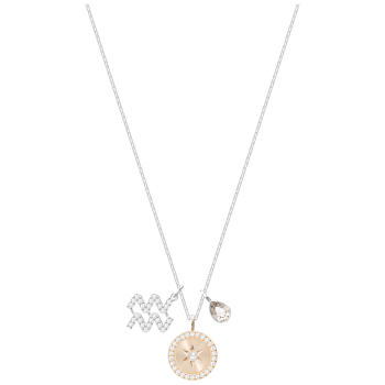 Naszyjnik SWAROVSKI • Zodiac Pendant, Wodnik, Gray, Rhodium 5349213