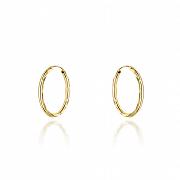 Kolczyki złote kółka diamentowane 1,8cm FUG7-33-K01496-2