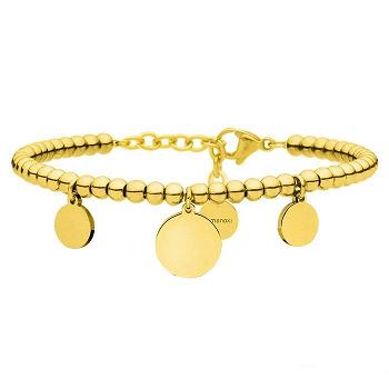 Bransoletka damska z medalikami BA639G