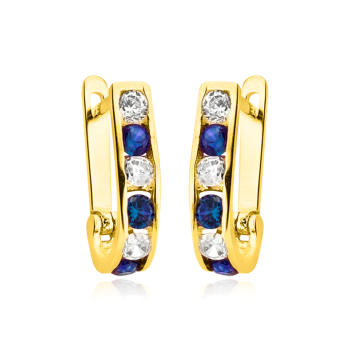 Kolczyki złote z cyrkoniami XFZ1460G