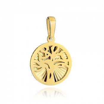 Zawieszka złota drzewko szczęścia diamentowane FUG6-37-Z00528-2