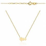 Naszyjnik złoty puzzle FUG3-34-N00564-2