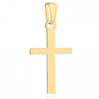 Złoty krzyżyk gładki duży FUG4-21-C00050-2