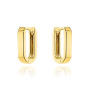 Kolczyki złote zaokrąglone prostokąty FUG7-K01743-585