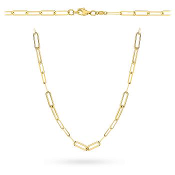Naszyjnik złoty długie ogniwa 45cm FUG3-17-N00620-2