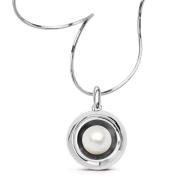 Srebrna zawieszka z perłą MWPW003