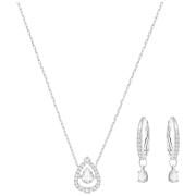 Zestaw SWAROVSKI • Sparkling Dance Pear Set, Small, White 5272368