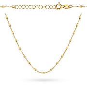 Naszyjnik złoty diamentowane owale FUG3-N00694-585