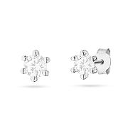 Kolczyki z białego złota z diamentami laboratoryjnymi FKO222-B585-LD0.60