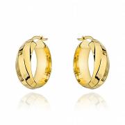 Kolczyki złote koła zdobione FUG7-17-K01229-2