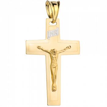 Złoty krzyżyk z wizerunkiem Pana Jezusa FUG4-9-C00056-2