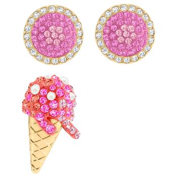 Kolczyki SWAROVSKI • No Regrets Ice Cream Pierced Earrings, Multi-colored, Gold plating 5457497