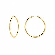 Kolczyki złote kółka 4,3cm FUG7-25-K00920-2