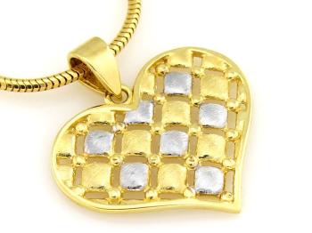 Zawieszka złota serce ZA2974