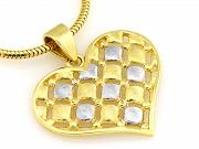 Zawieszka złota serce ZA2974