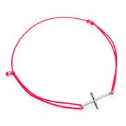 Bransoletka sznurkowa krzyżyk 106/SBSZ