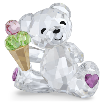 Figurka SWAROVSKI Miś Kris gałki radości 5743643